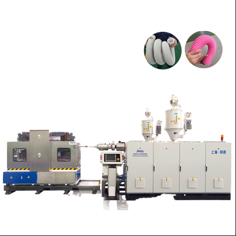Pe Mhepo Kufefetedza Pipe Extrusion Line