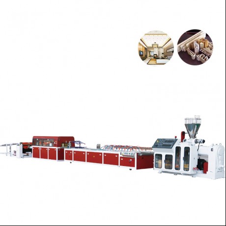 JWELL PVC Wood-Plastiki Inokurumidza Kuunganidza Board Extrusion Line