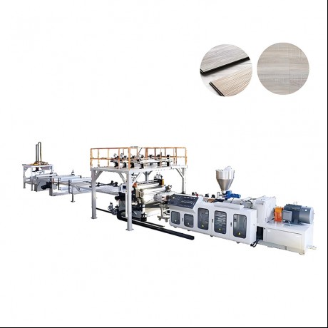 SPC Dombo-plastiki Nzvimbo Floor Extrusion Line kubva kuJwell Machinery China