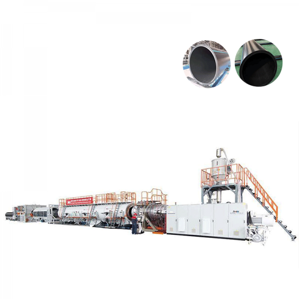 Yakakura Dhayamita HDPE Mvura Inopa uye Gasi Kupa Pipe Extrusion Line